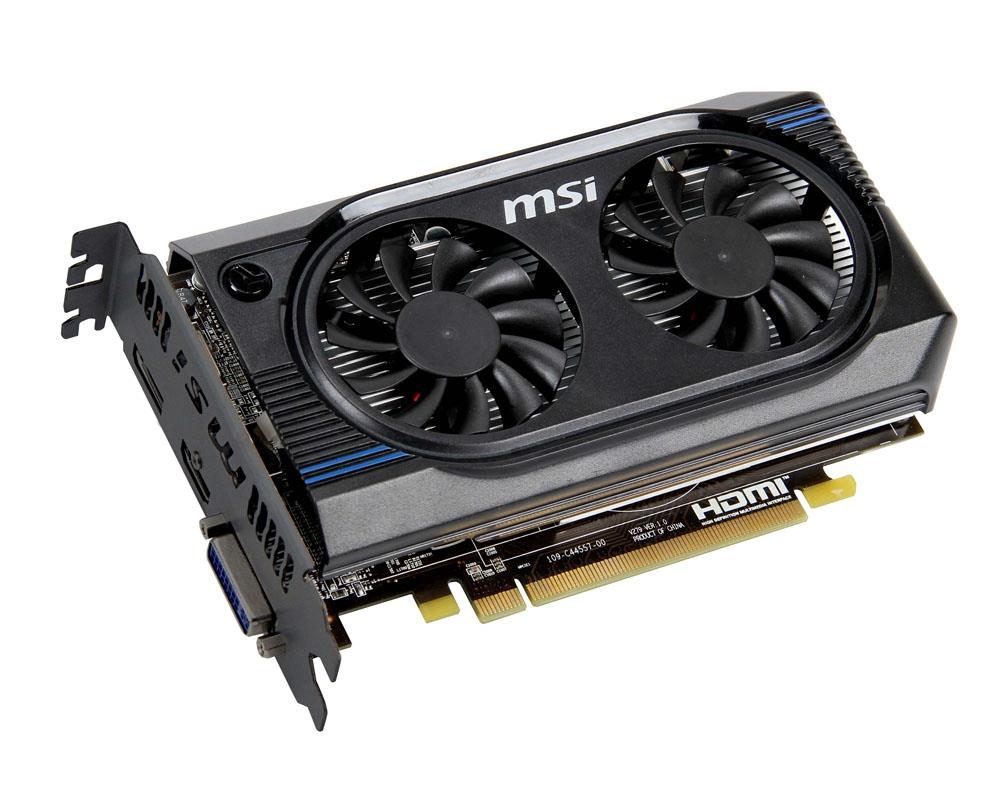 912-V279-057 MSI Radeon HD7750 1GB GDDR5 128-Bit PCI-Express 3.0 x16 Dual-link DVI/ HDMI/ Displayport/ HDCP Ready Video Graphics Card