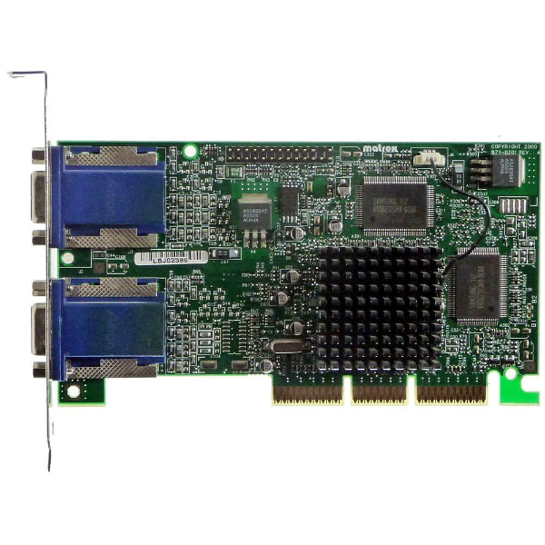 971-0301-1 Matrox Graphics G450 16MB Dual VGA Video Graphics Card