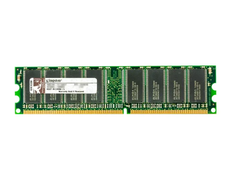 9905193-157.A00LF Kingston 1GB DDR-333MHz PC2700 non-ECC Unbuffered CL2.5 184-Pin DIMM Memory Module