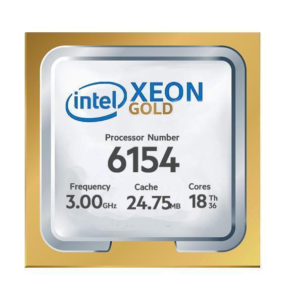 9GPRG DELL Xeon 18-core Gold 6154 3.0ghz 24.75mb L3 Cac...