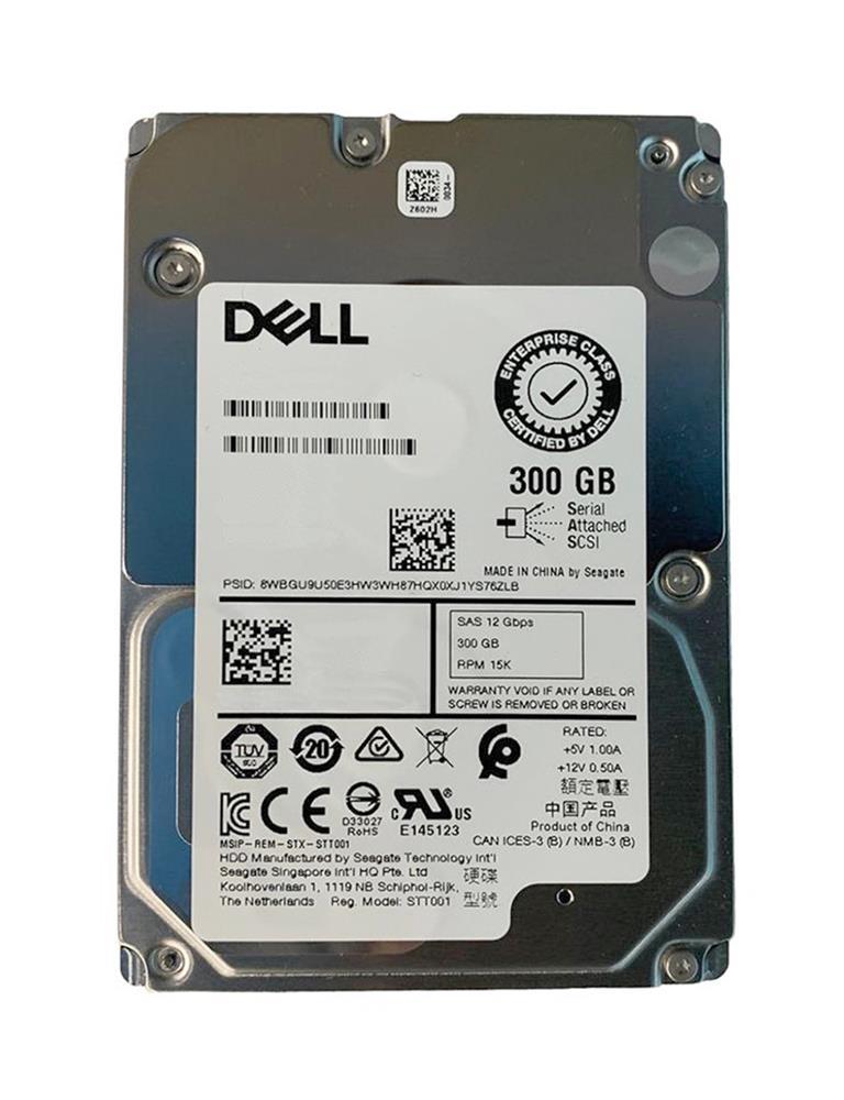 9VGK7 Dell Hard Drive 300GB 15K SAS 2.5in