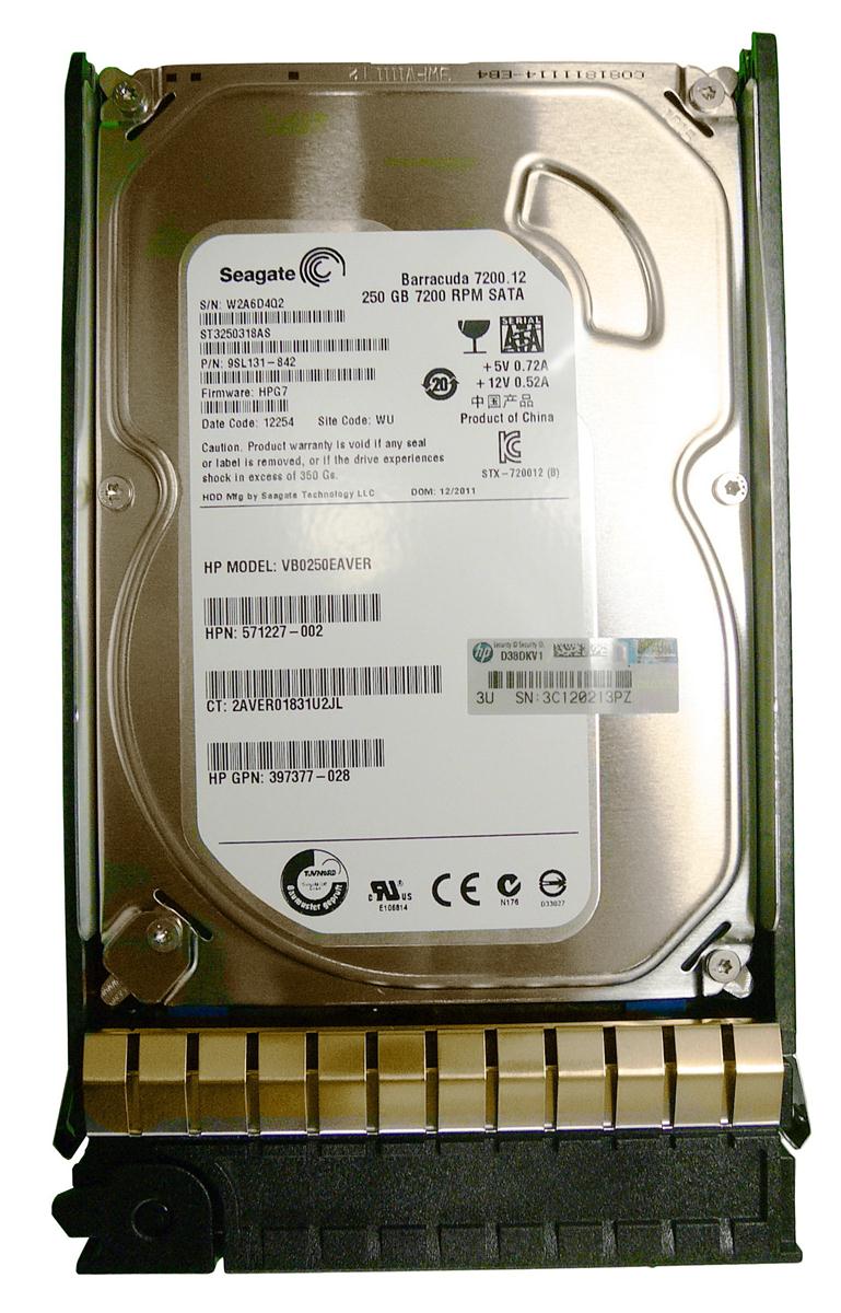 9SL131-842 Seagate BarraCuda 7200.12 250GB 7200RPM SATA 3GB/s 8MB Cache 3.5-inch Hard Drive