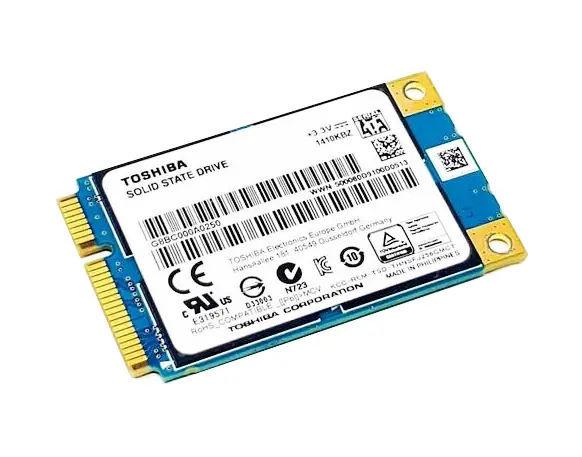 A000298180 Toshiba 256GB Multi-Level Cell (MLC) SATA 6Gb/s mSATA Solid State Drive