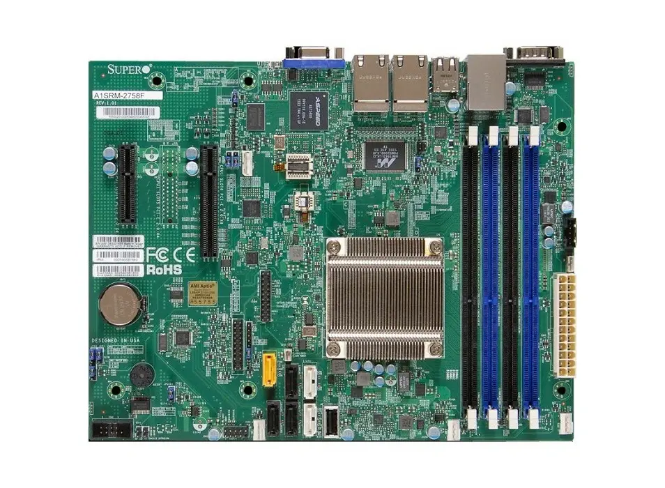 A1SRM-2558F Supermicro Intel Atom C2558 micro-ATX System Board (Motherboard) Socket BGA1283