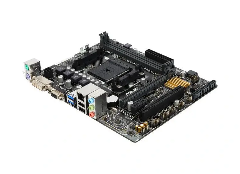 A68HM-E ASUS Socket FM2+/ AMD A68H FCH/ DDR3/ SATA3/USB3.0/ A/GbE/ MicroATX Motherboard