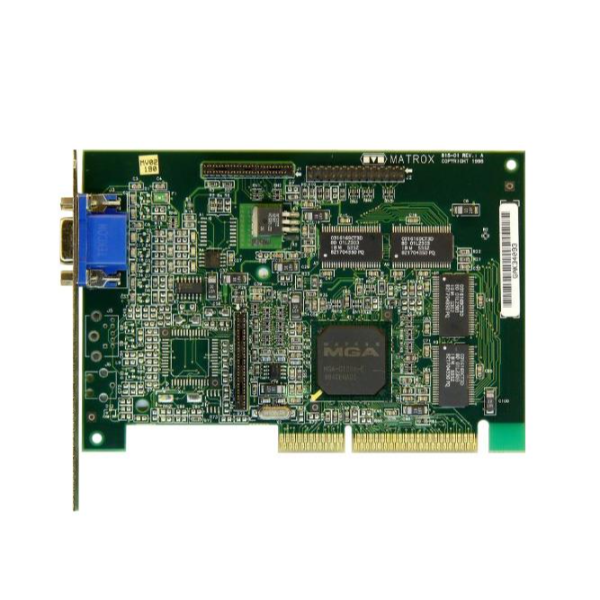 AGP-G100A-8M Matrox Graphics 8MB AGP with VGA Output Video Graphics Card
