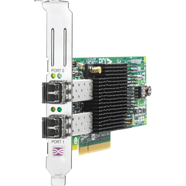 AH403A HP LPe12002 LightPulse Fiber Channel Host Bus Adapter 2 x PCI-Express 2.0 8GB/s
