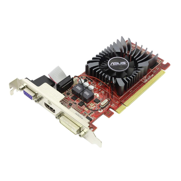AS7242GL ASUS AMD Radeon R7 240 2GB DDR3 VGA/ DVI/ HDMI PCI-Express Low Profile Video Graphics Card