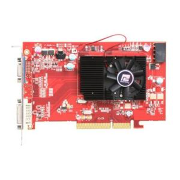 AX3450512MD2-S ATI Tech PowerColor Radeon HD3450 512MB DDR2 64bit PCI-Express Dual DVI HDMI HDTV-out TV-out Video Graphics Card
