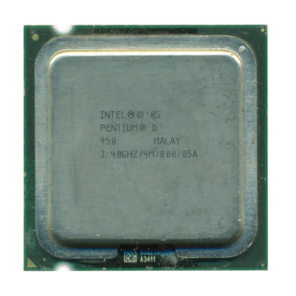 BX80553950SL94P Intel Pentium D 950 2-Core 3.40GHz 800MHz FSB 4MB L2 Cache Socket PLGA775 Processor