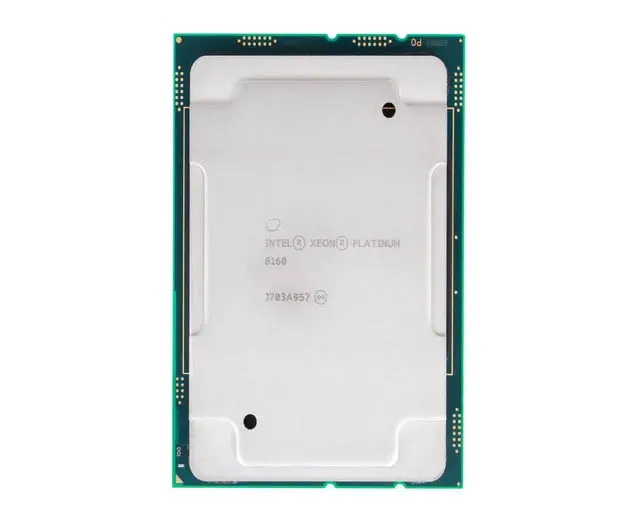 BX806738160 Intel Xeon Platinum 8160 24-Core 2.10GHz 10.40GT/s UPI 33MB L3 Cache Socket LGA3647 Processor