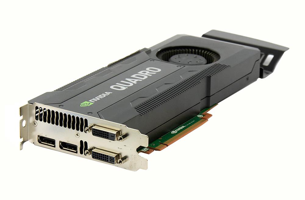 CFTKF Dell Nvidia Quadro K5000 GDDR3 SDRAM PCI-Express 2.0 X16 Dual DVI 4GB GRPAHICS Card