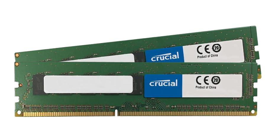 CT2KIT102472BD160B Crucial 16GB Kit (8GB x 2) DDR3-1600MHz PC3-12800 ECC Unbuffered CL11 240-Pin DIMM 1.35V Low Voltage Memory