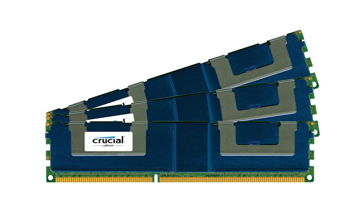 CT3K16G3ELSLQ81339 Crucial 48GB Kit (16GB x 3) DDR3-1333MHz PC3-10600 ECC Registered CL9 240-Pin DIMM 1.35V Memory