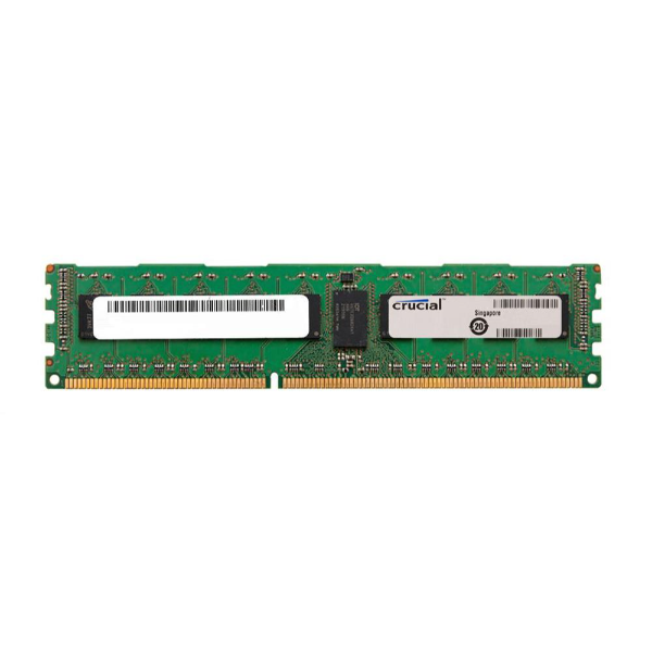 CT4G3ERSDD8186D.18FKD Crucial 4GB DDR3-1866MHz PC3-14900 ECC Registered CL13 240-Pin DIMM Dual Rank Memory Module