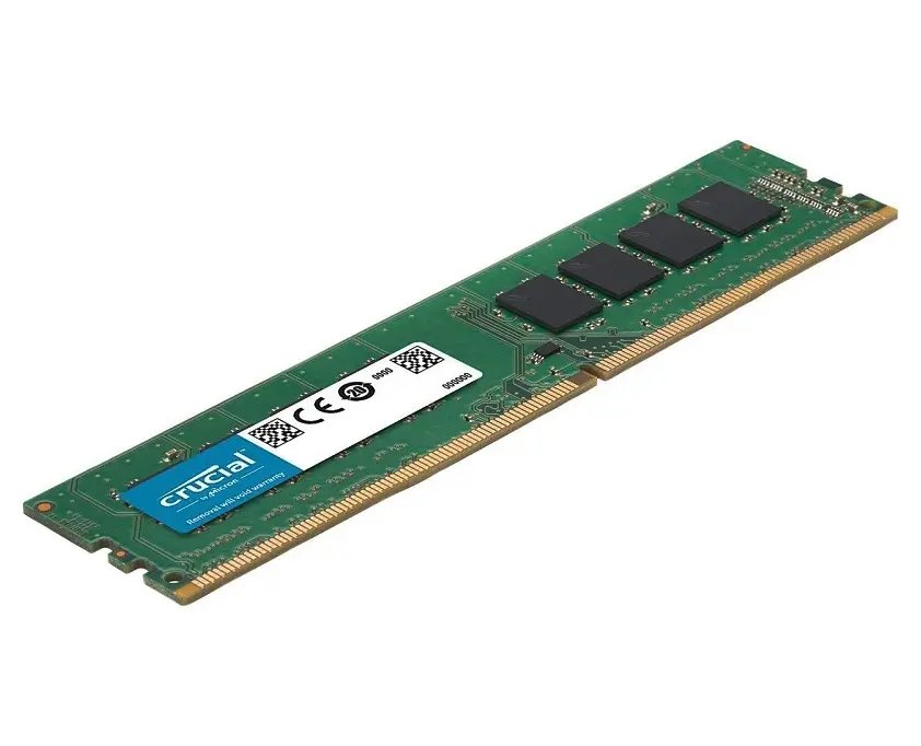 CT51272BA1067.Y18F Crucial 4GB DDR3-1066MHz PC3-8500 ECC Unbuffered CL7 240-Pin DIMM Dual Rank Memory Module