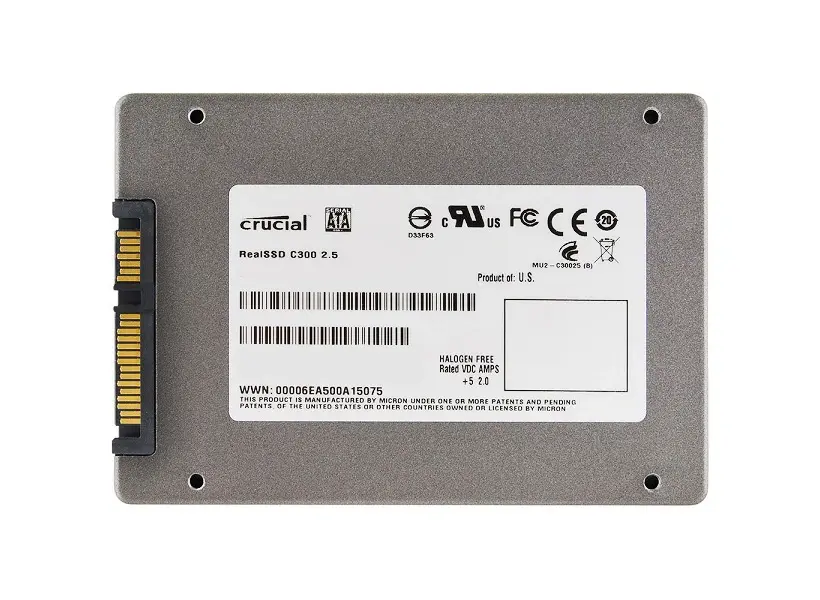CTFDDAC128MAG-1G1 Crucial RealSSD C300 128 GB Internal Solid State Drive2.5SATA/600Hot Swappable