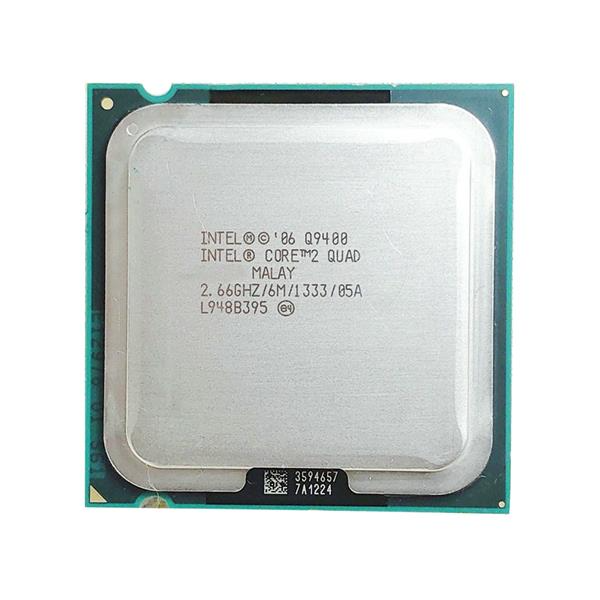 D446H Dell 2.66GHz 1333MHz FSB 6MB L2 Cache Intel Core 2 Quad Q9400 Processor