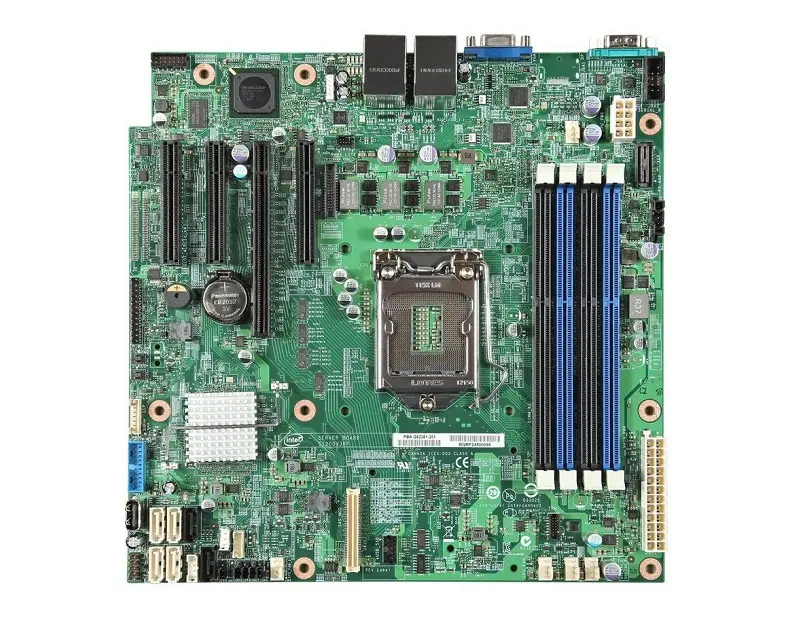 DBS1200SPLR Intel C236 Chipset DDR4 ECC UDIMM 4-Slot Micro ATX System Board (Motherboard) Socket LGA1151