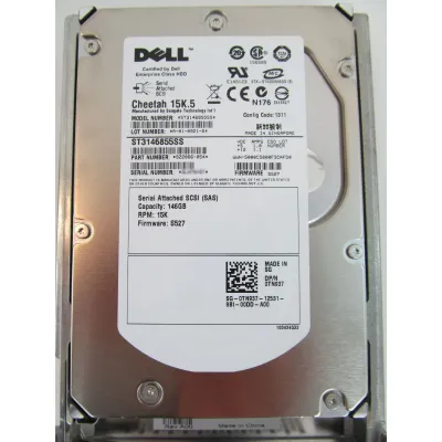 DELL-TN937 Dell 146GB 15K 3.5" SAS HARD DRIVE WITH TRAY