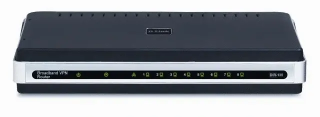 DIR-130 D-Link Ethernet VPN Router 8-Port 10/100 Ethernet Switch