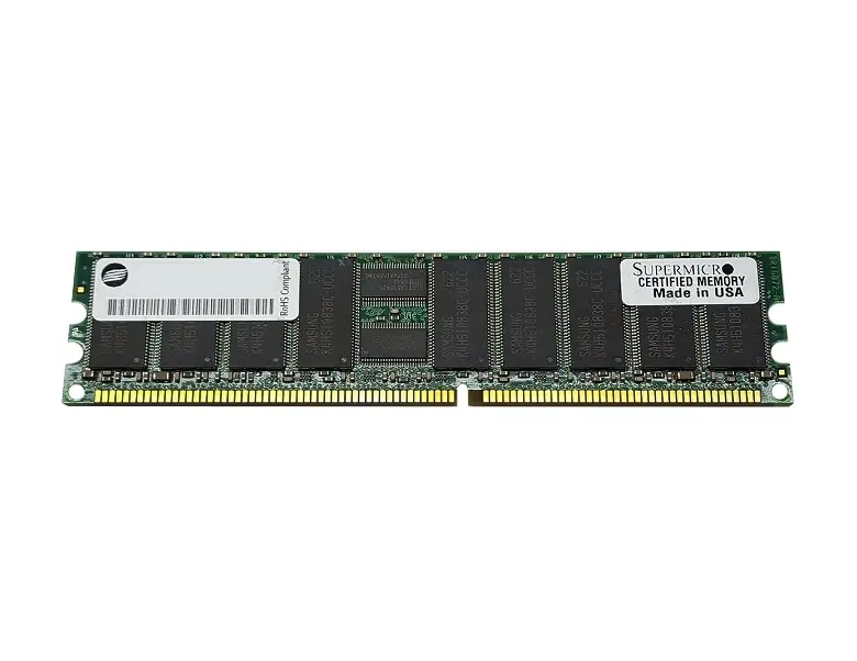 DR320LHL05ER13 Supermicro 2GB DDR3-1333MHz PC3-10600 ECC Registered CL9 240-Pin DIMM Dual Rank Memory Module