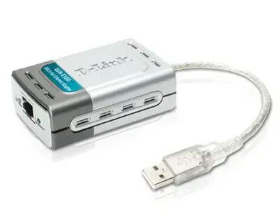 DUB-E100 D-Link 1x RJ-45 1x Type A 10/100Base-TX High Speed USB 2.0 Fast Ethernet Adapter