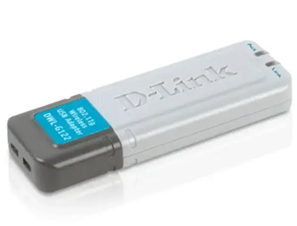 DWL-G122 D-Link 2.4GHz IEEE 802.11g High Speed Wireless USB Adapter