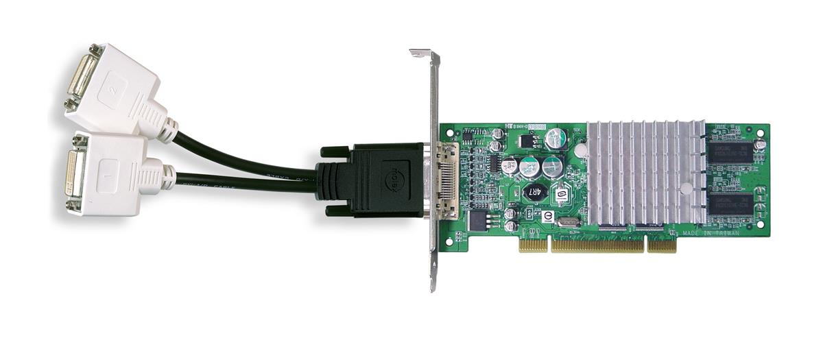 DY599A2 HP Nvidia Quadro4 NVS-280 PCI 64MB Dual VGA Video Graphics Card