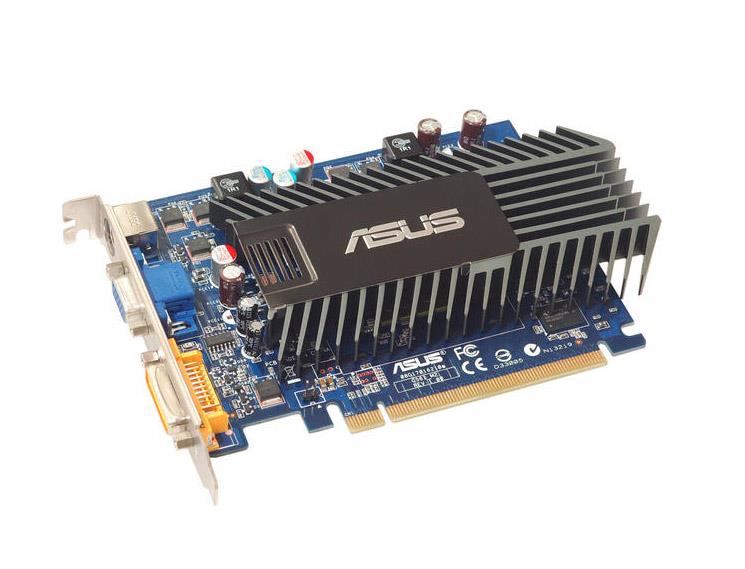 EN8400GS Asus Nvidia GeForce 8400GS 512MB DDR2 64-Bit PCI-Express 2.0 x16 VGA/ DVI/ HDMI Low Profile Video Graphics Card