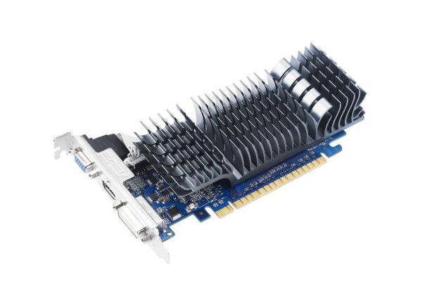 ENGT520SILENT/DI/1GD ASUS Nvidia GeForce GT520 Silent 1GB DDR3 64-bit PCI-Express DVI/ HDMI Video Graphics Card