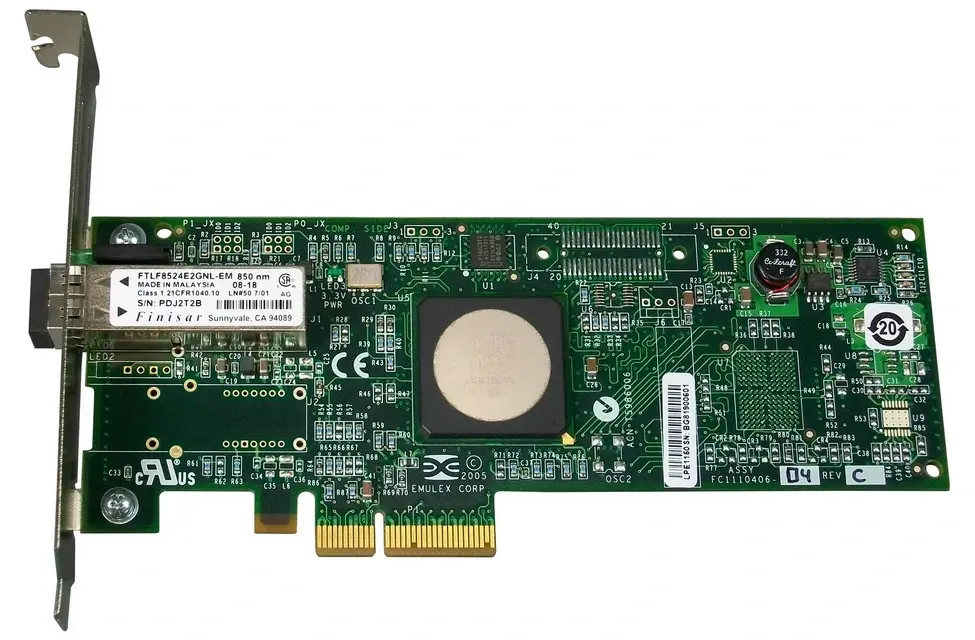 FC1120005-01C Emulex 2-Port 4GB/s Fibre Channel PCI-Exp...