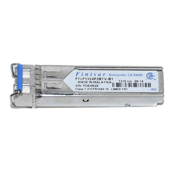 FTLF1324P2BTV Finisar Corporation 4Gb/s 1000Base-LX Single-Mode Fibre 10km 1310nm LC Connector SFP Transceiver Module