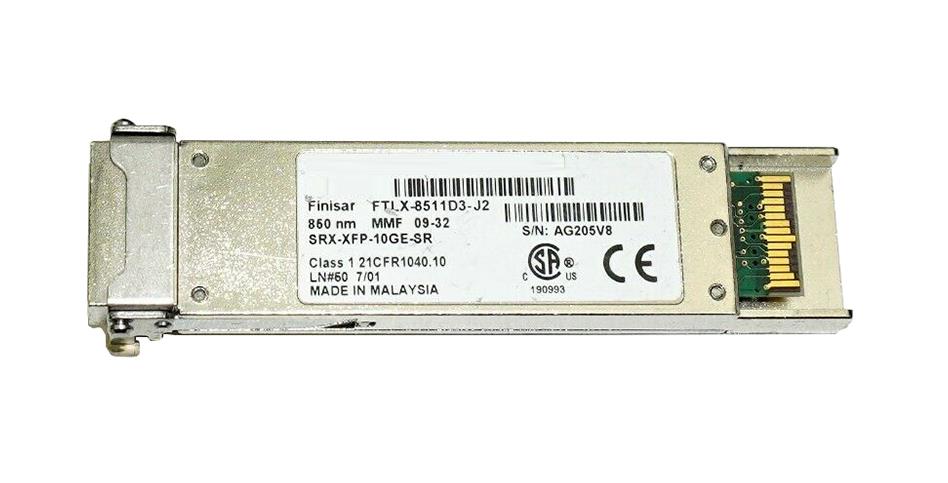 FTLX8511D3-J2 Finisar Corporation 10Gb/s 10GBase-SR 850nm 300m XFP Transceiver Module