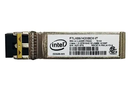 FTLX8574D3BCV-IT Intel 10GBase-SR/SW 850nm LC Connector...
