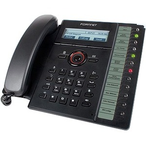 FortiFone-460i IP phone with 10 programmable keys, PoE ...