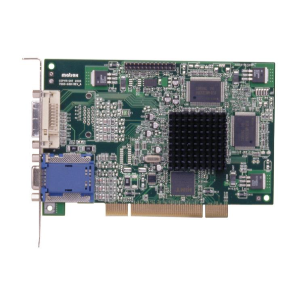 G45FMDVP32D0E3D Matrox Graphics Millennium G450 32MB PCI with VGA and DVI Ports Video Graphics Card