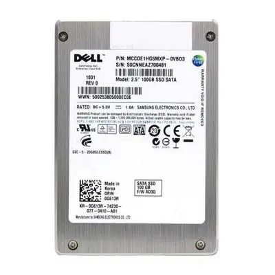 G613R Dell 100GB SATA 2.5-inch Solid State Drive for Po...