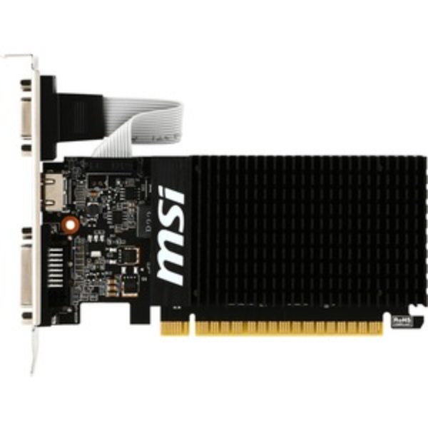 G7102D3HP MSI Nvidia GeForce GT 710 2GB DDR3 VGA/DVI/HDMI Low Profile PCI-Express Video Card