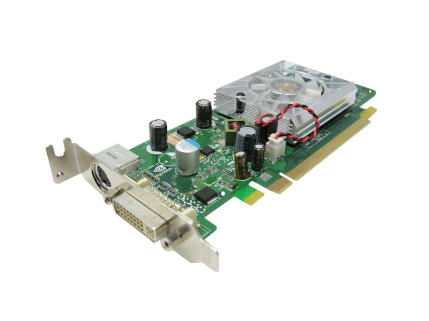 GJ119AA HP Nvidia GeForce 8400 Gs 256MB PCI-Express DDR Ii DVI Dms59 Tv Out Low Profile Graphics Card without Cable