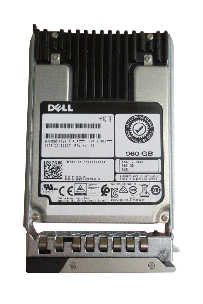 GJ71H DELL 960gb Read Intensive Mlc Sas 12gbps 2.5inch Form Factor Hot-plug Enterprise Solid State Drive For Poweredge Server