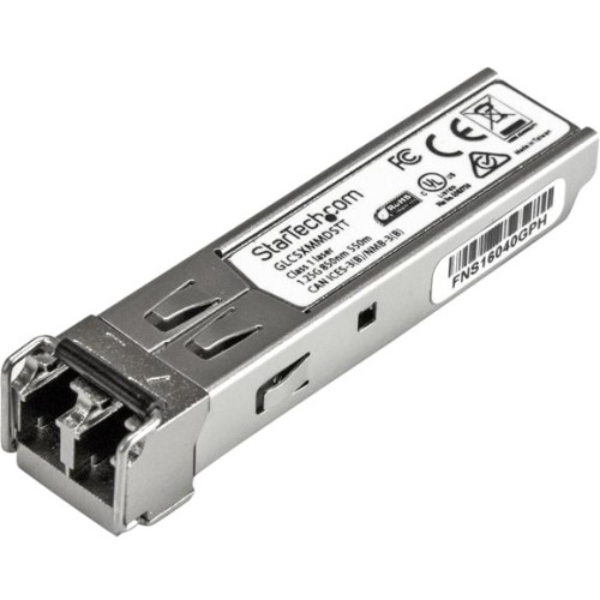 GLCSXMMDSTT StarTech 550m 1GbE 1000Base-SX Multi-mode SFP (mini-GBIC) Transceiver Module