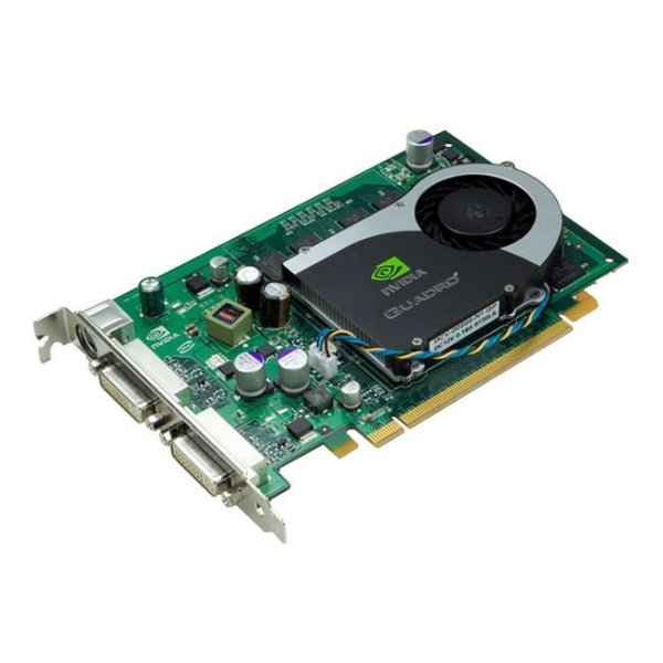 GP528AA HP Nvidia Quadro FX370 PCI-Express x16 128MB DDR2 256-Bit 400MHz 1XDVI-1/1XDVI-I Dual Link Video Graphics Card