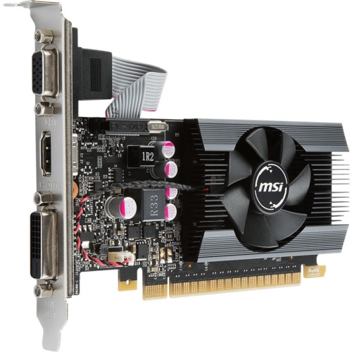 GT7102GD5LP MSI Nvidia GeForce GT 710 2GB GDDR5 64-Bit HDMI / D-Sub / Dual-Link DVI-D PCI-Express 2.0 x16 Video Graphics Card