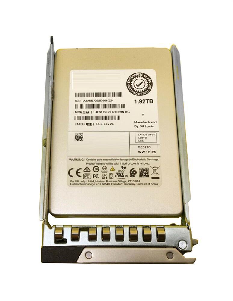 HFS1T9G3H2X069N HYNIX Se5110 Series 1.92tb Sata 6gbps 2.5inch Internal Enterprise Solid State Drive