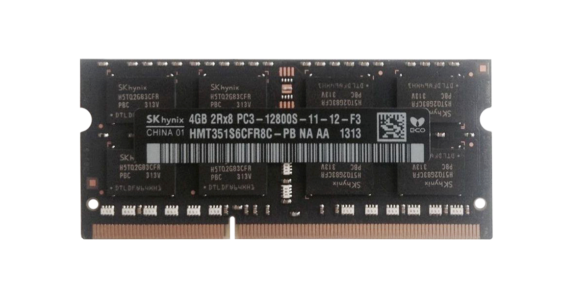 HMT351S6CFR8C-PB Hynix 4GB DDR3-1600MHz PC3-12800 non-ECC Unbuffered CL11 204-Pin SoDIMM 1.35V Low Voltage Dual Rank Memory Module