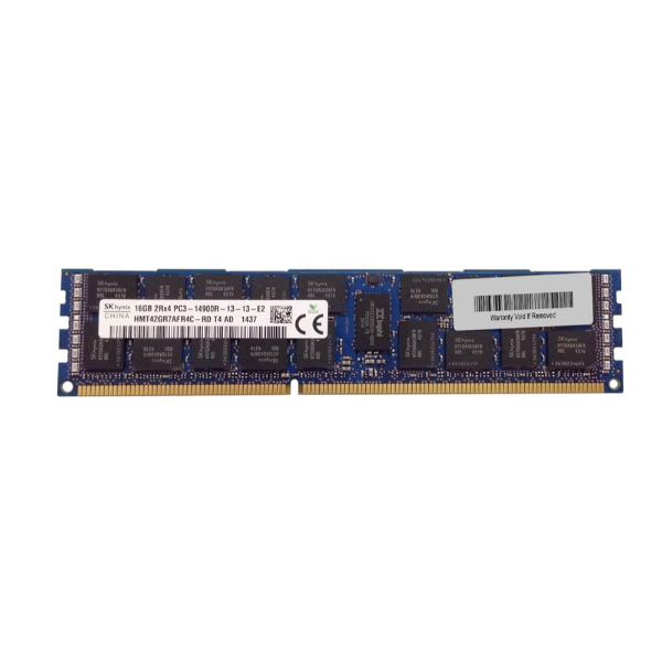 HMT42GR7AFR4C-RDT4 Hynix 16GB DDR3-1866MHz PC3-14900 ECC Registered CL13 240-Pin DIMM Dual Rank Memory Module