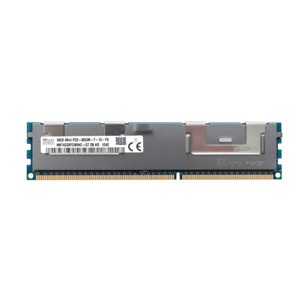 HMT42GR7CMR4C-G7D8 Hynix 16GB DDR3-1066MHz PC3-8500 ECC Registered CL7 240-Pin DIMM Quad Rank Memory Module