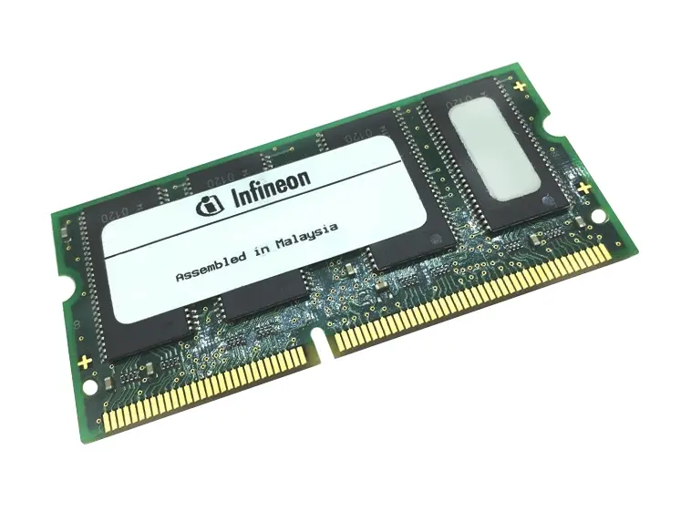 HYS64D128021EBDL-5-C Infineon 1GB DDR-400MHz PC3200 non-ECC Unbuffered CL3 200-Pin SoDIMM Dual Rank Memory Module