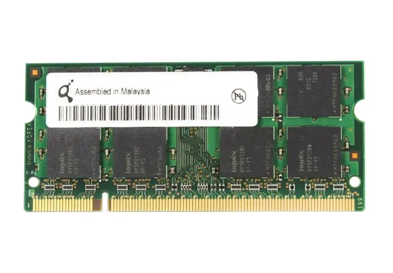 HYS64T128021HDL-3.7-B Qimonda 1GB DDR2-533MHz PC2-4200 non-ECC Unbuffered CL4 200-Pin SoDIMM Dual Rank Memory Module